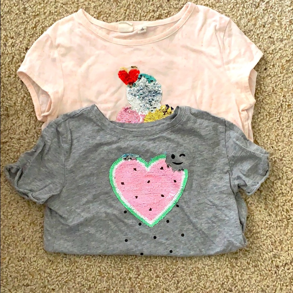 Gap sequence girl shirts